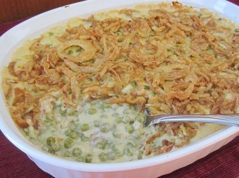 Sweet Pea Casserole, Peas Casserole, Pea Casserole, Casserole Side Dishes, Veggie Casserole, Bon Apetit, Vegetable Casserole, Baked Casserole, Pea Recipes