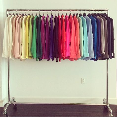 Equipment shirts Closet Organization Ideas By Color, Dressing Room Closet, Closet Room, Home Organisation, Room Closet, May 22, Social Media Management, Closet Organization, Dressing Room