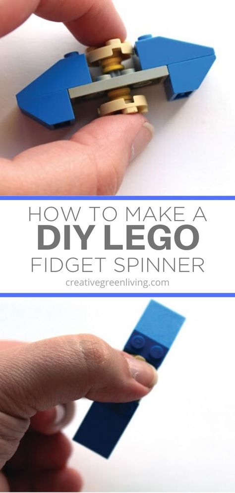 Lego Fidgets Diy, Lego Spinner, Lego Fidget Spinner, Lego Fidget, Diy Fidget Spinner, Cool Fidget Spinners, Spinners Diy, Used Legos, Craft To Make