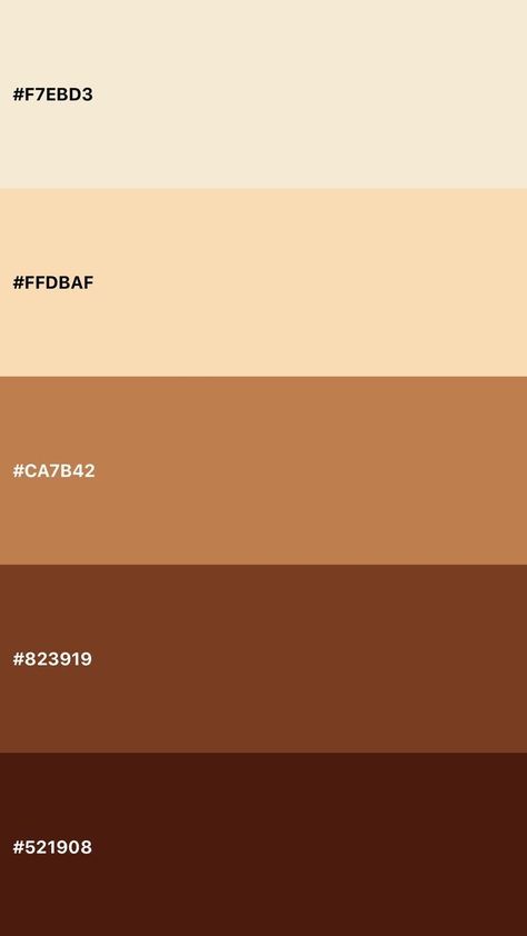 Soft Brown Color Palette, Brown Aesthetic Color Palette, Brown Pallete Color, Cinnamon Color Palette, Warna Aesthetic, Brown Color Pallet, Wood Color Palette, Brown Pallet, Coffee Color Palette