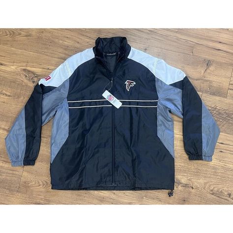 NFL Team Apparel Atlanta Falcons Windbreaker Jacket Mens XL SI Sleeve Logo Windbreaker Jacket Mens, Team Apparel, Atlanta Falcons, Nfl Teams, Windbreaker Jacket, Atlanta, Nfl, Mens Jackets, ? Logo