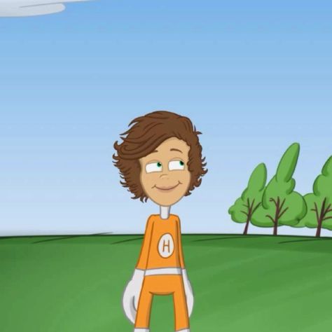 Harry styles...cartoonized!!! :) Harry Styles Animated, Harry Styles Cartoon, 1d Cartoon, What Makes You Beautiful, Best Song Ever, 1 Direction, Edward Styles, Animated Characters, Best Songs