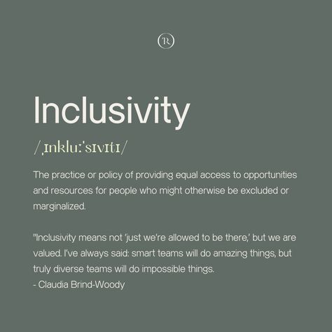 Inclusivity goes beyond mere representation; it's about recognizing the inherent value and unique contributions of every individual. 🌈❤️ Let's create spaces where everyone feels seen, heard, and valued. Together, we can cultivate a culture that not only empowers individuals but also unlocks the collective potential that lies within us all. 💫 Follow @trooramagazine for more! ---- #trooramagazine #troora #troolala #inclusivity #inclusivitymatters #inclusivityiskey #inclusivityforall Quotes About Inclusion, Inclusivity Quotes, Inclusion Quotes, Career Building, Green Flags, Film Ideas, Career Inspiration, Extra Credit, Spirit Science