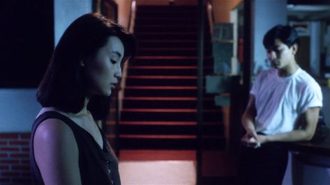 Purple Cinematography, Wong Kar Wai, Asian Cinema, Hong Kong Cinema, Maggie Cheung, Andy Lau, Cinema Quotes, Chinese Films, Film Grab