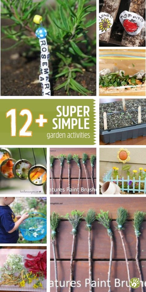 Looking for some exciting things to do in the garden with kids? Here’s a collection of super simple garden activities for kids to get you started. Have fun! Crafts For The Summer, Dreamcatchers For Kids, Garden Activities For Kids, Gardening Kids Activities, Outdoor Activities For Toddlers, Kids Gardening, Happy Hooligans, Simple Activities, Easy Toddler Activities