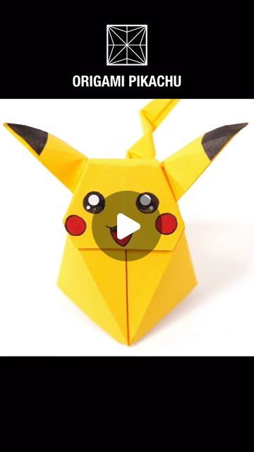 Paper Crafts 1101 on Instagram: "ORIGAMI PIKACHU

Designed By Ax Origami & Paper Kawaii
Modified by Papercrafts 1101

#papercrafting #pokemon #pikachu #origami #basteln" Origami Minecraft, Pokemon Origami, Pokemon Papercraft, Origami Pikachu, Pokemon Crafts, Paper Kawaii, Art Pokemon, Pikachu Art, Pokemon Craft