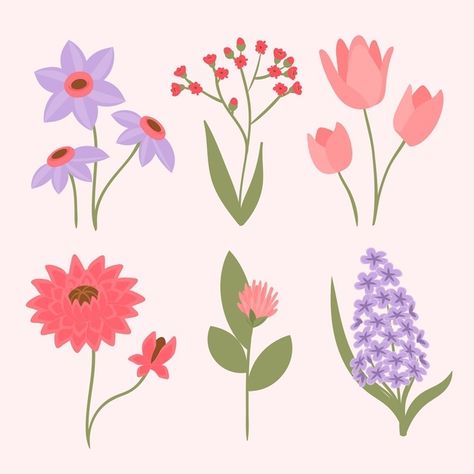 Easter Flowers Drawing, Spring Flowers Background, Cut Paper Illustration, Wedding Artwork, Easy Flower Painting, Custom Portrait Illustration, 타이포그래피 포스터 디자인, Flower Drawing Design, Flower Vector