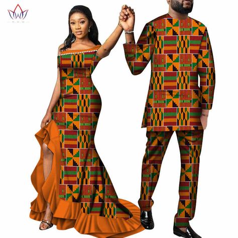 Woman Long Dress, African Couple, Couples African Outfits, Africa Style, Style Africain, African Fashion Women Clothing, African Fashion Women, African Clothing Styles, Africa Fashion