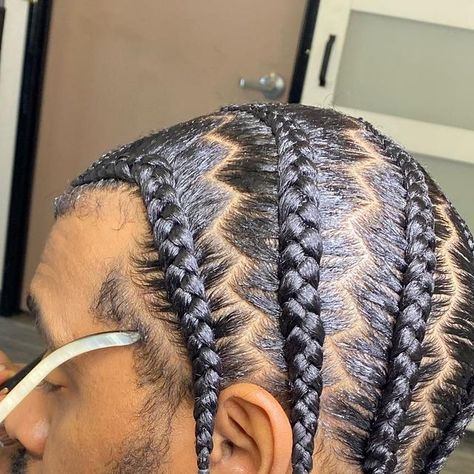 Phoenix Stitch Braider + Instructor on Instagram: "Pop Smokes w/ a twist 🔥🔥🔥 ————————— #saveforlater • • • #lovedbyloni #stitchbraids #mensbraids #manbun #popsmoke #popsmokebraids #atlbraider #phoenixbraider #tempebarber #mesabarber #chandlerstitchbraids #chandlerbarber #labraid #lahairstylist #protectivestyles #labarber #phoenixstitchbraids #4stitchbraids #miamibraids #charlottehairstylist #charlottestylist #zizzagbraids #mensbraidstyles #dfwbraids #mesabarber #phoenixtravelinghairstylist #amazonfashion #detroitrappers #contentideas #miamihairstylist" Popsmoke Braids Men, Popsmoke Braids On Men, Hair Twists Black, Short Hair For Boys, Future Hairstyles, Hair Twists, Short Locs, Fresh Cuts, Short Locs Hairstyles