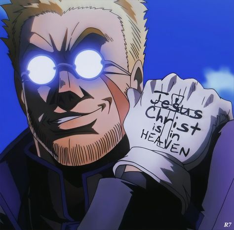 Jesus Christ Is In Heaven Father Alexander Anderson, Hellsing Fanart, Sir Integra, Alexander Anderson, Noxus League Of Legends, Hellsing Ultimate Anime, Hellsing Ultimate, Hellsing Alucard, Internet Art