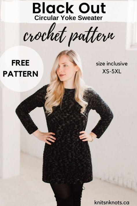 Crochet Sweater Dress Pattern Free, Crochet Top Down Sweater, Crochet Sweater Dress Pattern, Vintage Sweater Pattern, Yoke Sweater, Jacket Crochet, Crochet Sweater Dress, Crochet Sweater Pattern, Crochet Top Outfit