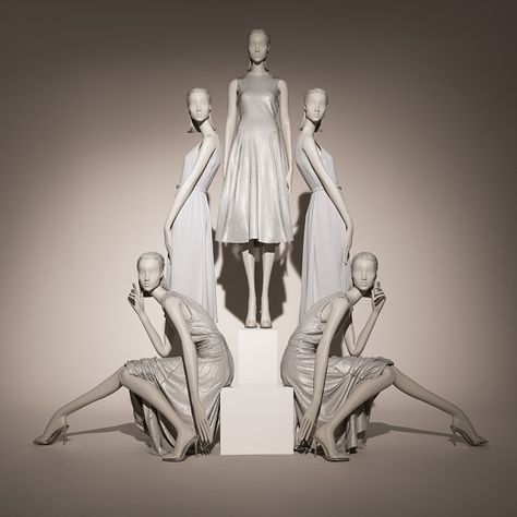 Mannequin Art, Visual Merchandising Displays, Tiffany Art, Concept Shop, Illustration Fashion Design, Clothing Photography, Merchandising Displays, Visual Merchandising, Window Display