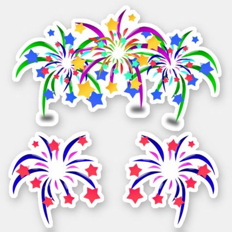 Independence Day Fireworks Independence Sticker - gravityx9, usa, america, american flag, patriotic, red white and blue, usa flag, firecrackers, fireworks, 4th of july Diy Fireworks Decoration, Firecrackers Fireworks, Fireworks 4th Of July, Independence Day Fireworks, Decorating Diy, Basic Drawing, Do It Yourself Crafts, Usa Patriotic, Crafting Supplies