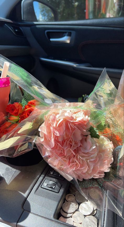 Flowers In Passenger Seat, Boquette Flowers, Passenger Seat, Pretty Flowers, Flowers Bouquet, Passenger, Flowers, Quick Saves