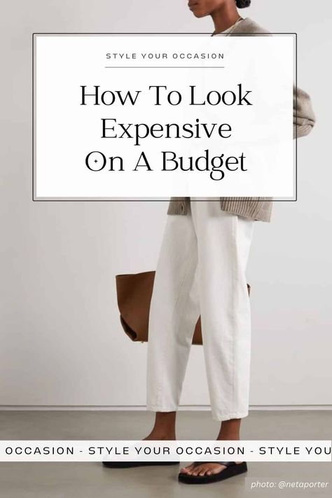 Wondering how to look expensive on a budget? Or how to look rich and classy without breaking the bank? Get tons of great tips and outfit ideas so you can learn how to look rich, chic, and put-together (on a dime!). A luxury look doesn’t have to be just for the bougie, you can get the elegant woman aesthetic by following this simple guide! Understated Luxury Fashion, Elegant Woman Aesthetic, Look Rich And Classy, Rich And Classy, Look Expensive On A Budget, French Inspired Fashion, Minimalist Wardrobe Essentials, Classy Outfit Ideas, Look Rich