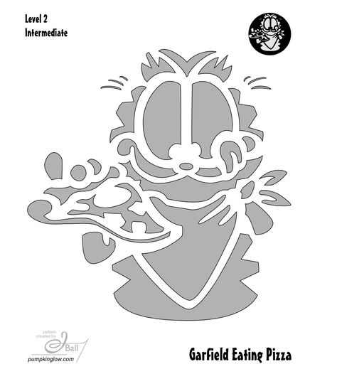 Garfield #stencil Garfield Pumpkin Stencil, Garfield Pumpkin Carving, Garfield Pumpkin, Airbrush Art Stencil, Rabbit Stencil, Templates Drawing, Pumpkin Carving Stencils Templates, Pumpkin Carving Template, Pumpkin Templates