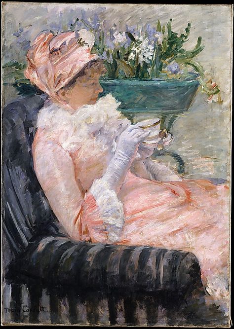 The Metropolitan Museum of Art - The Cup of Tea Mary Cassatt Art, Tee Kunst, Ladies Tea, Berthe Morisot, Mary Cassatt, Edgar Degas, Pierre Auguste Renoir, The Cup, Tea Art