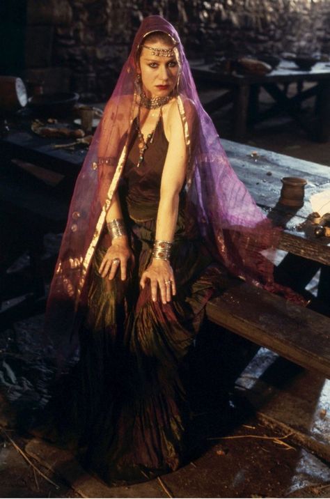 Helen Mirren — Excalibur 2019-05-01 Excalibur Movie 1981, Excalibur Movie, Movie Gowns, Excalibur 1981, Hellen Mirren, Morgana Le Fay, Celtic Dress, Morgan Le Fay, Arthurian Legend