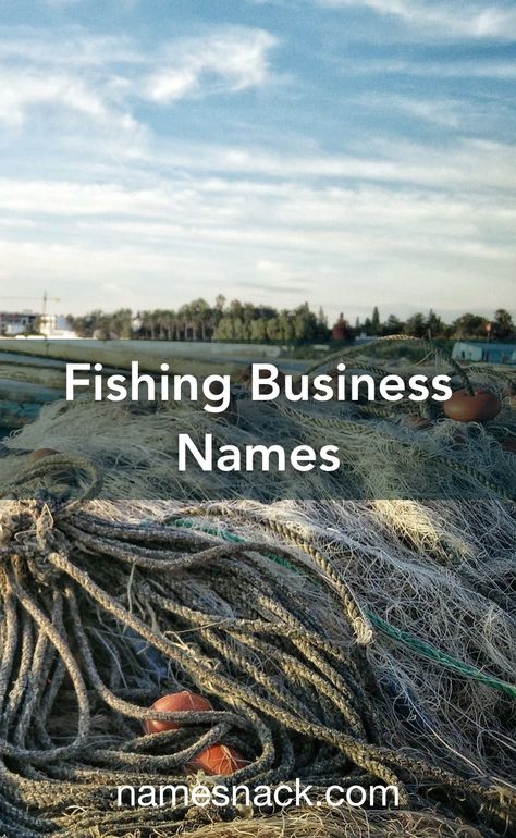 See 10 compelling and memorable fishing business names. Ocean Business Names, Fishing Business, Ocean Names, Unique Business Names, Free Logos, Fishing Cabin, Business Slogans, Catchy Names, Fishing Shop