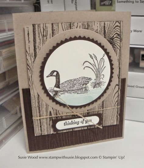 Nature Card, Masculine Birthday Cards, Boy Cards, Birthday Cards For Men, Stamping Up Cards, Animal Cards, Male Cards, Get Well Cards, Masculine Cards