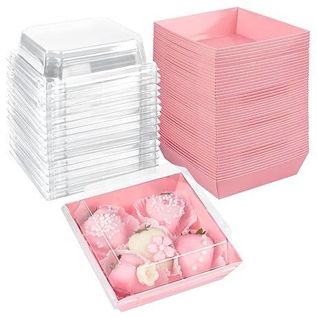 Amazon.com Shopping Cart Cake Slice Boxes, Charcuterie Boxes, Pink Cake Box, Sandwich Packaging, Cake Sandwich, Dessert Containers, Macaron Cake, Bakery Boxes, Dessert Packaging