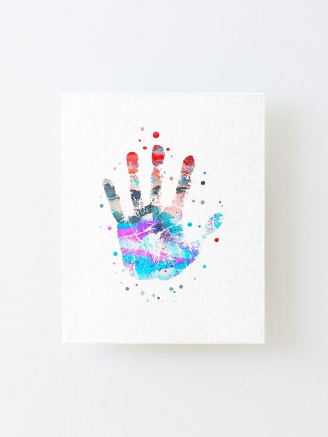 Handprint Painting Ideas, Handprint Canvas, Handprint Painting, Painted Hands, Family Hand Prints, Black Canvas Paintings, Easy Diy Room Decor, Canvas Paint, Medical Art