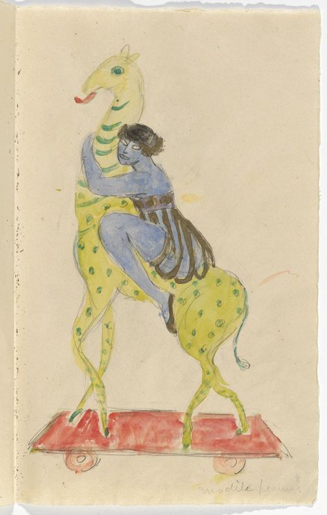 Zarina Hashmi, Florine Stettheimer, Mythological Animals, Nyc Artist, Z Arts, Paintings Prints, Pencil On Paper, Canadian Art, Naive Art