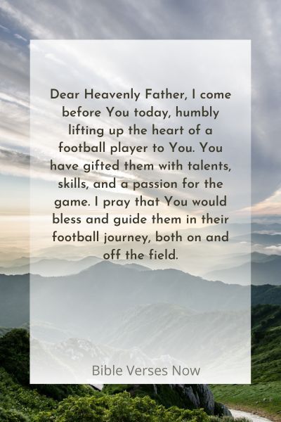 15 Powerful Prayer For A Football Player