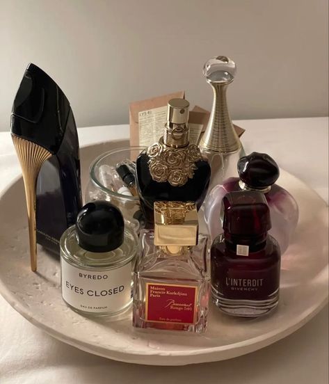 Expensive Perfume Aesthetic, Perfume Collection Aesthetic, Perfume Aesthetic, Expensive Perfume, Perfume Display, Perfume Organization, Perfume Bottle Design, Fragrances Perfume Woman, Perfume Collection Fragrance