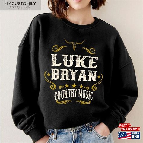 Vintage Country Music Luke Bryan T-Shirt Tour Shirts Retro On Classic Check more at https://mycustomily.com/product/vintage-country-music-luke-bryan-t-shirt-tour-shirts-retro-on-classic/ Classic Sweatshirt, Luke Bryan, Vintage Country, Tour Shirt, Country Music, Sweatshirts, Music, T Shirt, Quick Saves