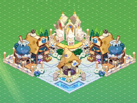 Cookie Run Kingdom Jellybean Farm Layout, Cookie Run Kingdom Pure Vanilla Layout, Cookie Run Kingdom Kingdom Designs, Sugar Quarry Layout Cookie Run, Cookie Rub Kingdom Layout, Crk Kingdom Layout Ideas Pure Vanilla, Crk Kingdom Layout Ideas Production, Cookie Run Layout Ideas, Cookie Kingdom Layout Ideas