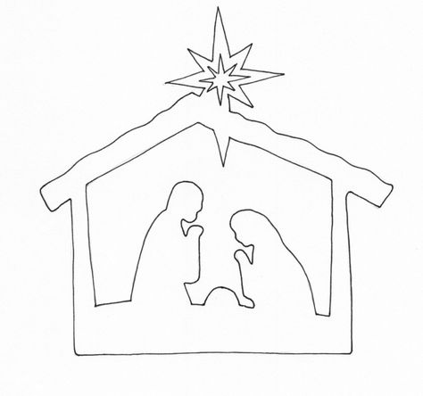 Silhouette stencil Simple Nativity, Nativity Silhouette, Child Psychology, Easy Christmas Decorations, Nativity Crafts, Christmas School, Christmas Nativity Scene, Christmas Signs Wood, Preschool Christmas