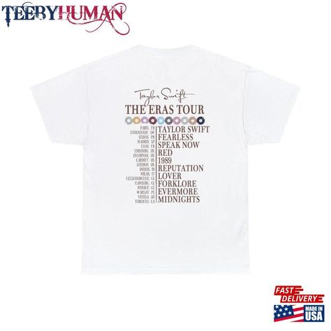 Taylor Swift Eras Tour 2024 Shirt T-Shirt The Dress Sweatshirt Check more at https://teebyhuman.com/product/taylor-swift-eras-tour-2024-shirt-t-shirt-the-dress-sweatshirt/ Taylor Swift Eras Tour, Taylor Swift Eras, Paris Tours, Eras Tour, Taylor Swift, Swift, The Dress, Sweatshirts, Music