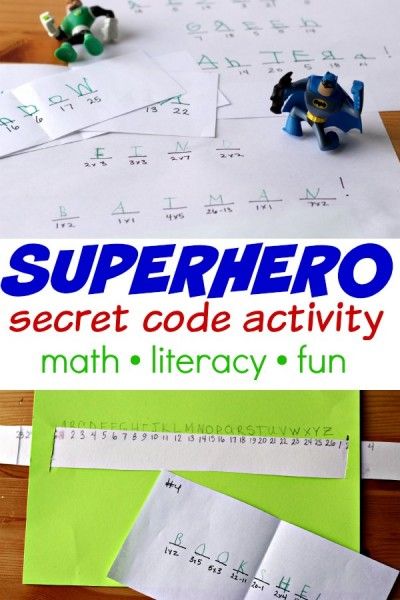 Secret code activity that can be adapted to the interest of your child. Family Math Night, Math Night, Family Literacy, Superhero Classroom, Math Activities For Kids, Coding For Kids, Homeschool Math, Afterschool Activities, Secret Code