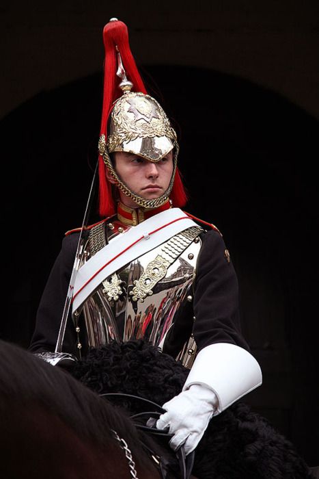 British Horse Guards, full dress. British Guard, Royal Horse Guards, Household Cavalry, Royal Guards, Royal Horse, Queens Guard, British Army Uniform, British Gentleman, British Uniforms