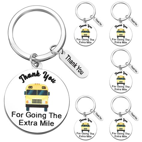 PRICES MAY VARY. Nice Appreciation Gifts: the bus driver appreciation gifts are ideal gifts for school bus drivers to thank them for protecting the safety of students; Whether it's Thanksgiving Day, back to school, birthday or daily life, you can express your gratitude through this keychain Trustworthy Workmanship: the school bus driver gifts are mainly made of stainless steel, which is of reliable quality, not easy to break, deform, fade or rust, serviceable for long time use Stylish Design: th Bus Driver Appreciation Gifts, School Bus Driver Appreciation, Bus Driver Appreciation, Sunshine Committee, Truck Driver Gifts, Bus Driver Gifts, Words Of Appreciation, Keychain Gifts, School Bus Driver