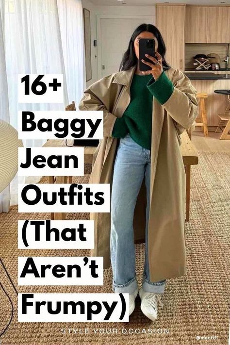 Baggy Pants Outfit Women, 90s Baggy Jeans Outfit, Casual Jean Outfits, Baggy Jeans Outfit Ideas, Wide Leg Jean Outfits, Wide Leg Jeans Outfit Summer, Jean Outfit Ideas, Loose Jeans Outfit, How To Style Wide Leg Jeans