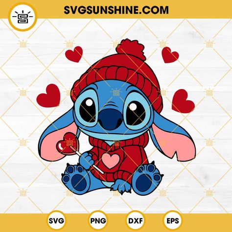 3.49Stitch Valentine SVG, Stitch Candy Heart Svg, Stitch Valentine’s Day Svg Stitch Valentines, 48 Birthday, Disney Embroidery, Valentine Svg, Heart Svg, Valentines Svg, Wood Background, Wind Spinners, Heart Candy