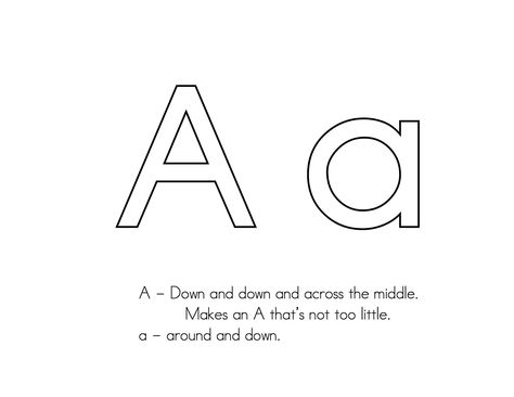 LETTER FORMATION -- simple poems about how to form each letter that we chanted off as we practiced.  For lower case letters I wrote an alliterative phrase.  pdf link for entire alphabet! Alphabet Formation Rhymes Free, Letter Formation Poems, Alphabet Formation Rhymes, Letter Formation Rhymes, Prek Literacy, Simple Poems, Handwriting Without Tears, Preschool Language, Alphabet Recognition