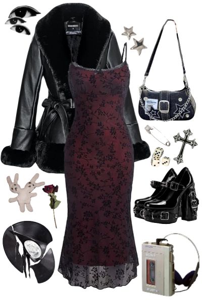 Rockstar gf outfit inspo w/ affiliate links attached 🎸💄 #rockstargfaesthetic #rockstargf #rockstargirlfriend #outfit #outfitidea #nana #nanaaesthetic #aesthetic #outfitinspiration #grunge #fashion #y2k Rockstars Gf Outfit Ideas, Casual Rockstar Gf Outfits, Rockstar Gf Dress, Rea Core, Rock Star Gf Outfits, Rockstars Girlfriend Outfits, Rockstar Girlfriend Aesthetic Outfits, Nana Outfits Inspired, Rockstar Gf Outfit