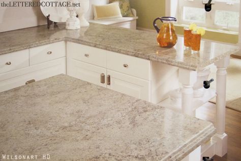 Laminate countertop suggestions if granite/marble is not in the budget Wilsonart Laminate Countertops, The Lettered Cottage, Lettered Cottage, Laminate Countertop, Kitchen Countertops Laminate, Replacing Kitchen Countertops, Ogee Edge, Best Laminate, Kitchen Updates