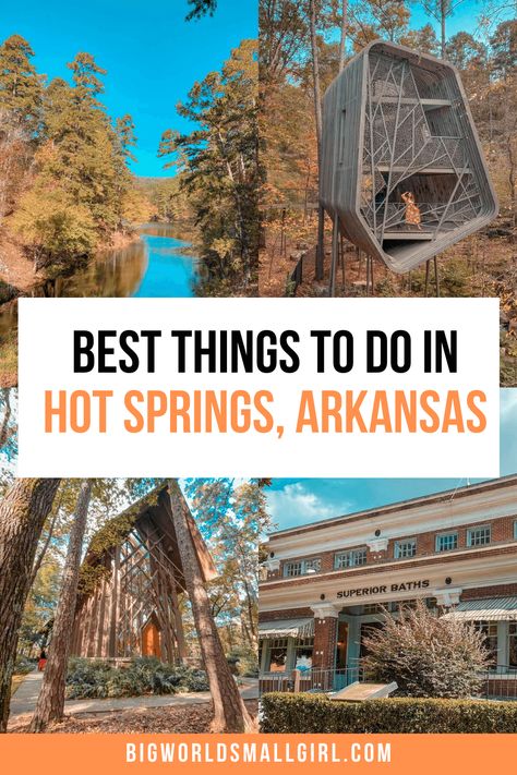 10 Very Best Things to Do in Hot Springs, Arkansas | Ultimate Travel Guide Lake Hamilton Arkansas, Arkansas Hotsprings, Arkansas Road Trip, Arkansas Vacations, Arkansas Travel, Dog Friendly Hotels, Hot Springs Arkansas, Hot Springs National Park, Spring Trip