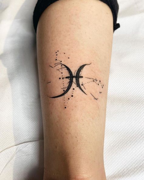 cool 23 Pisces Tattoos for Zodiac Enthusiasts in 2021 Pisces Zodiac Tattoo For Men, Couples Pisces Tattoos, Unalome Pisces Tattoo, Pisces Wrist Tattoos For Women, Pieces Fish Tattoo Pisces, Pieces Constellation Tattoo Pisces, Zodiac Nails Designs Pisces, Aquarius Pisces Cusp Tattoo, Pisces Men Tattoo