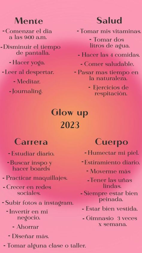 Journal Glow Up Ideas, Vision Board Tips, Tips For Glow Up, 2024 Glow Up, Mental Glow Up, Tips Glow Up, Ideas De Vision Board, Gloup Tips, Glow Up 2024