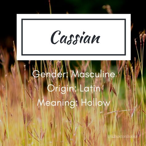 Cassian - boy's name Cassian Name Meaning, Cassian Name, Biblical Baby Names Boy, Oc Names, Southern Baby Names, Names Girl, Fantasy Names, Name Inspiration, Writing Characters