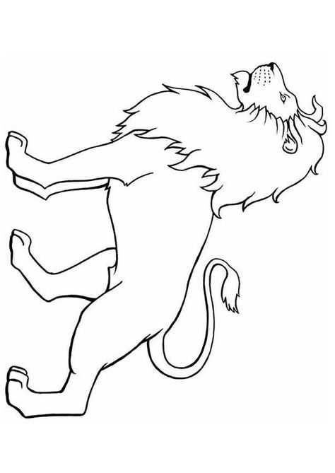 Coloring Page lion - free printable coloring pages How To Draw Lion, Lions Drawings, Lion Art Drawing, Cute Lion Drawing, Lion Drawing Simple, Beef Cuts Chart, Mindfulness Coloring Pages, Mindfulness Coloring, Lion Coloring Pages