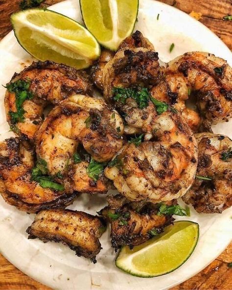 Foodety on Twitter: "… " Dinner Table For Two, Jerk Shrimp, Romantic Dinner For Two, Resep Diet, Shrimp Dishes, Shrimp Recipe, Chow Mein, Mango Salsa, Grilled Shrimp