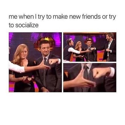 29 Side-Splitting Memes To Help You Waste Your Time - Memebase - Funny Memes Graham Norton, Socially Awkward, Clint Barton, Make New Friends, I Try, What’s Going On, Niall Horan, Best Memes, Bones Funny