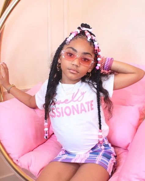 Lani Love Outfits, Aziyah Zaliyah, Khalani Simon, Bohemian Braided Hair, Paris Hair, Pretty Swimwear, Black Kids Fashion, Baby Alive Doll Clothes, Plus Size Summer Fashion