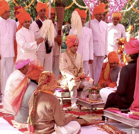 Prince of Karauli tilak ceremony at Bhanwar Vilas Palace #royalwedding #jewelry #culture #prince #royalfamily #indianwedding Tilak Ceremony Indian Weddings, Navratri Images, Indian Weddings, Royal Wedding, Royal Family, Indian Wedding, Palace, Dream Wedding, Prince